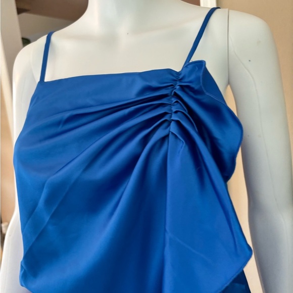 NWOT Elegant Blue Women's Top - Picture 6 of 8